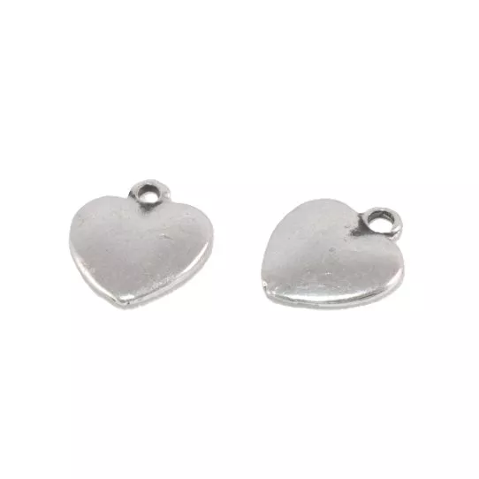 Pendant petit coeur - Or Argent