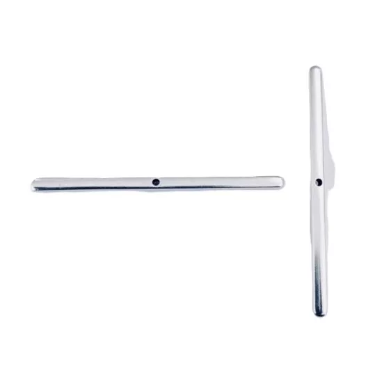 Bâton seul pour créer fermoir T, 55.5 x 3.10mm