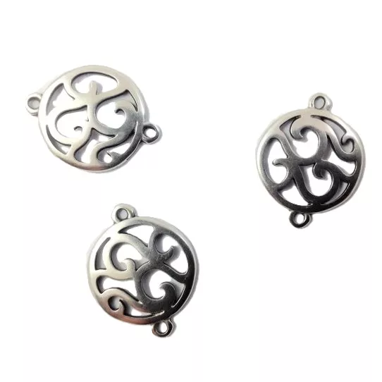 Intercalaire filigranne avec 2 anneaux