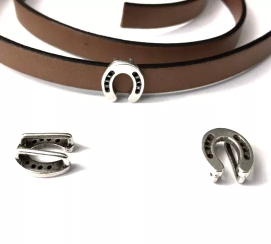 Passant fer à cheval pour cuir plat 10mm
