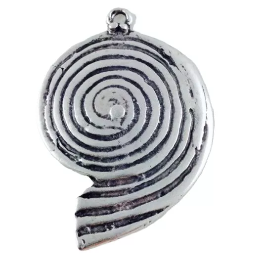 Pendant gros coaquillage -spirale