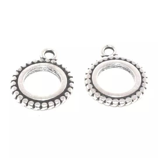 Pendant cercle avec motif