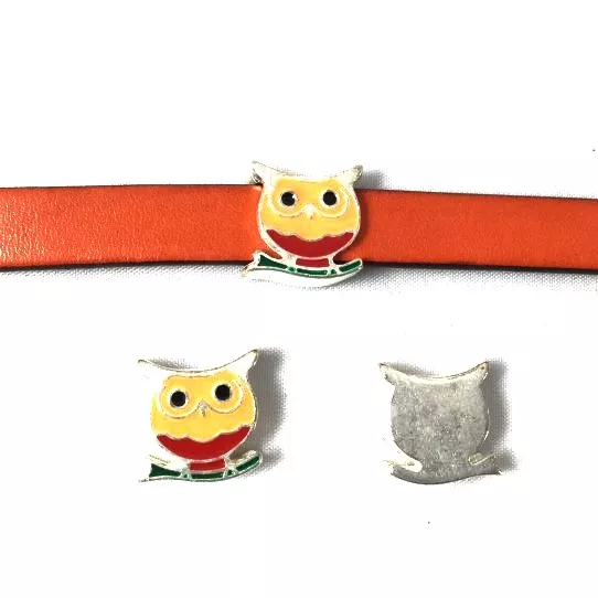 Passant 10mm Hibou émaillé