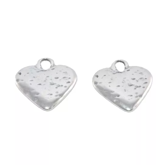 Pendant coeur double face