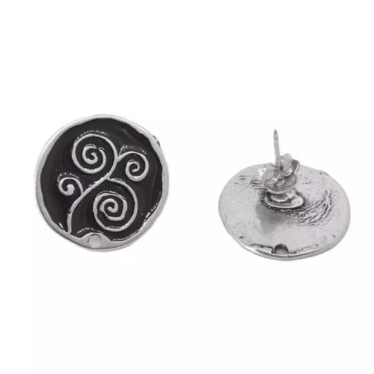 Boucles d'oreilles émaillés