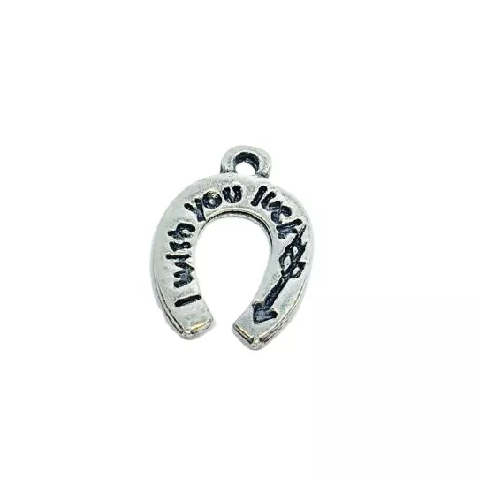 Je te souhaite la chance  en forme de fer à cheval