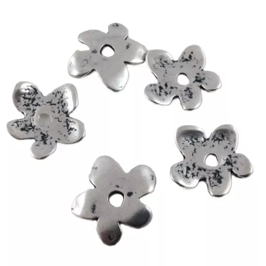 Intercalaire fleur martelé