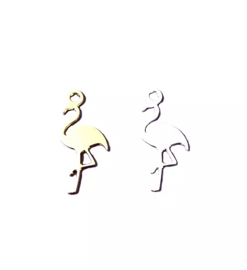 Petit flamands rose en laiton plaqué en France - Or