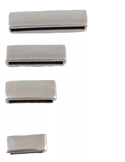 Passants 15mm en étain plaqué argent