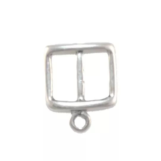 Accroche breloque pour cuir souple 10 mm plat