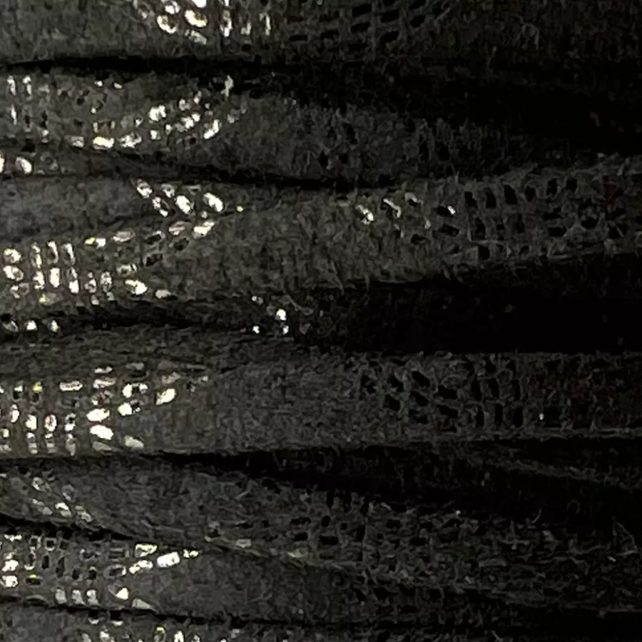 Cuir de chèvre doublé en 3mm avec motif kaki