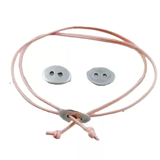 30 Passants-fermoirs pour fils ou cuir 2mm