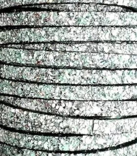 glitter cailloux 5mm - Celeste