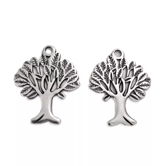 Grande arbre de vie en pendant double face, 41mm