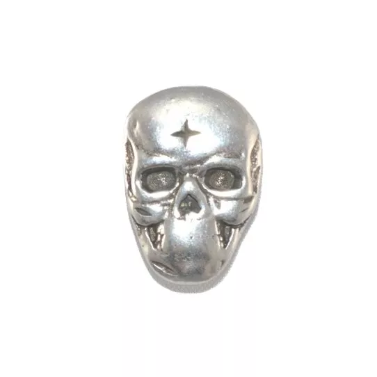 Passant tête de mort pour cuir 10mm