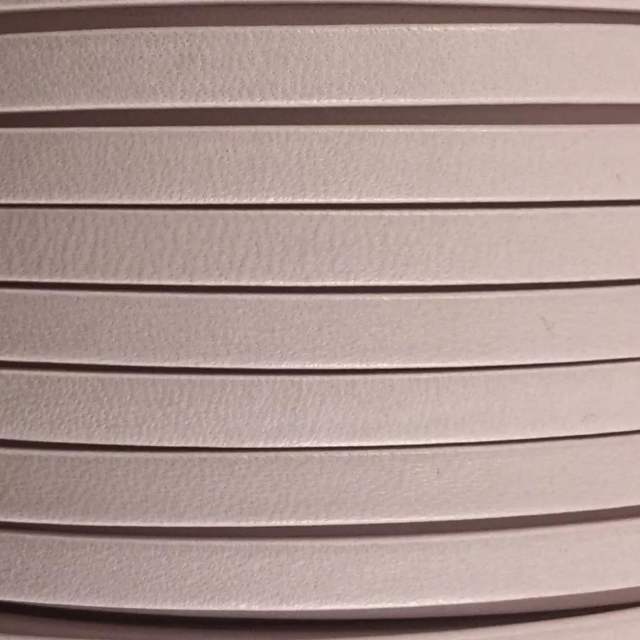 Cuir Chèvre - Plat - 5 mm - Rose Clair