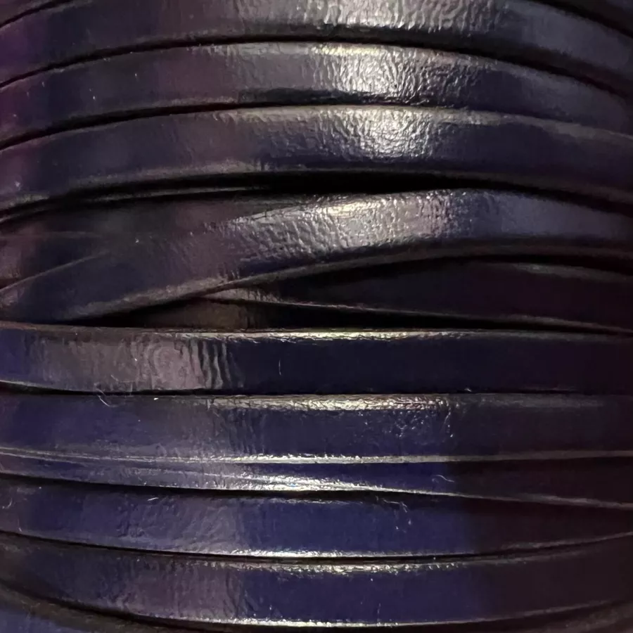 Cuir de veau 5mm-nouvelles couleurs - Bleu marine