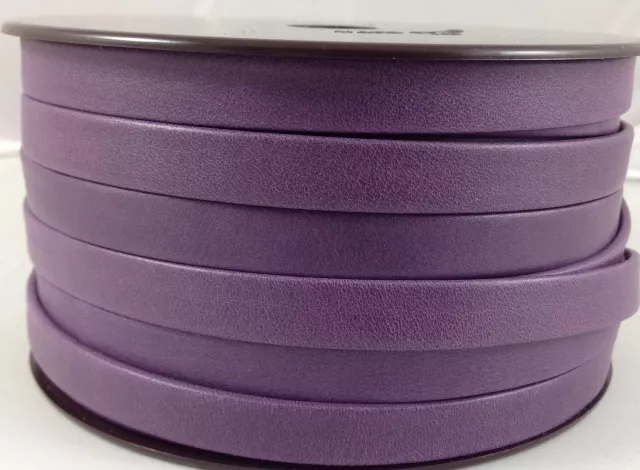 Cuir Chèvre - Plat - 10 mm - Violet
