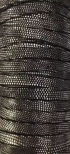 Cuir exclusivité Idil 10mm motif LEZARD-NOUVELLES COULEURS - Argent