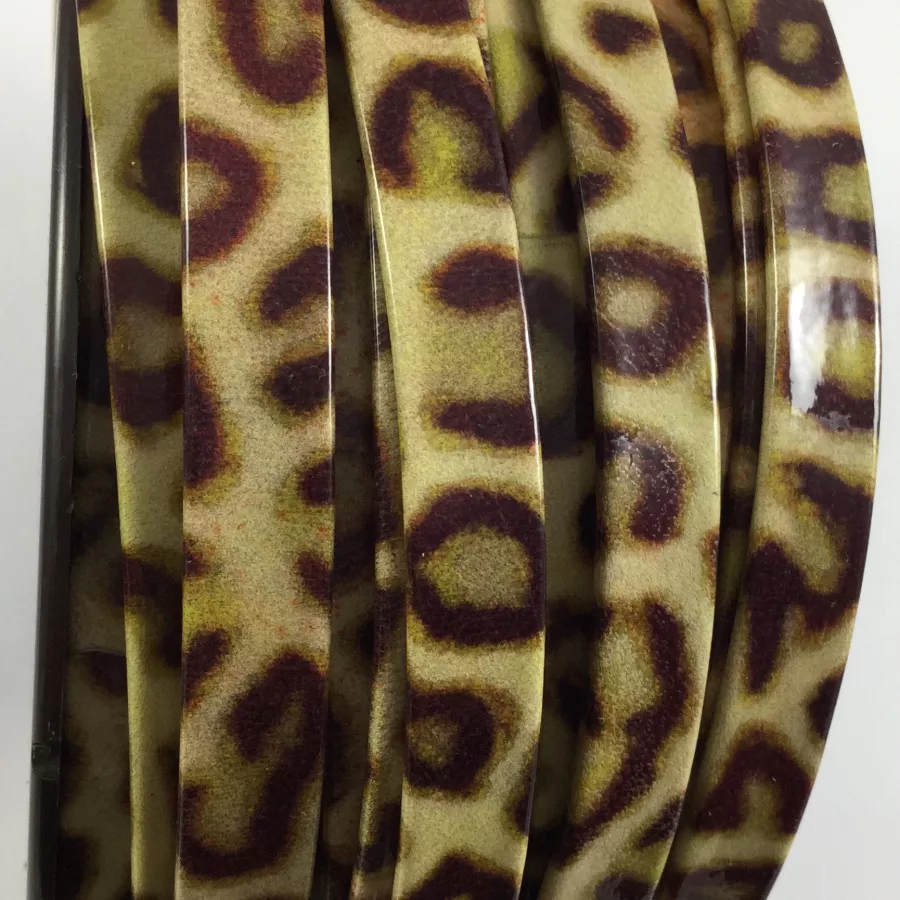 Cuir vernis 10mm - Marron