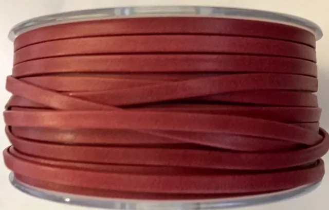 Cuir de chèvre 3mm doublé-NOUVELLES COULEURS - Bordeaux