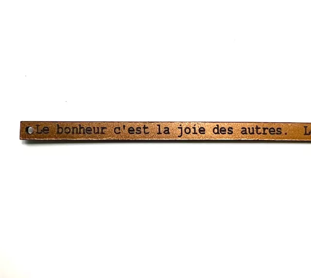 Le Bonheur, c'est la Joie des autres - Cuivre métallisé
