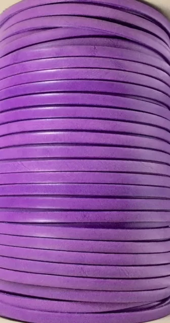CUIR DE VEAU 5MM ITALIEN - nouvelles couleurs  - Lilas