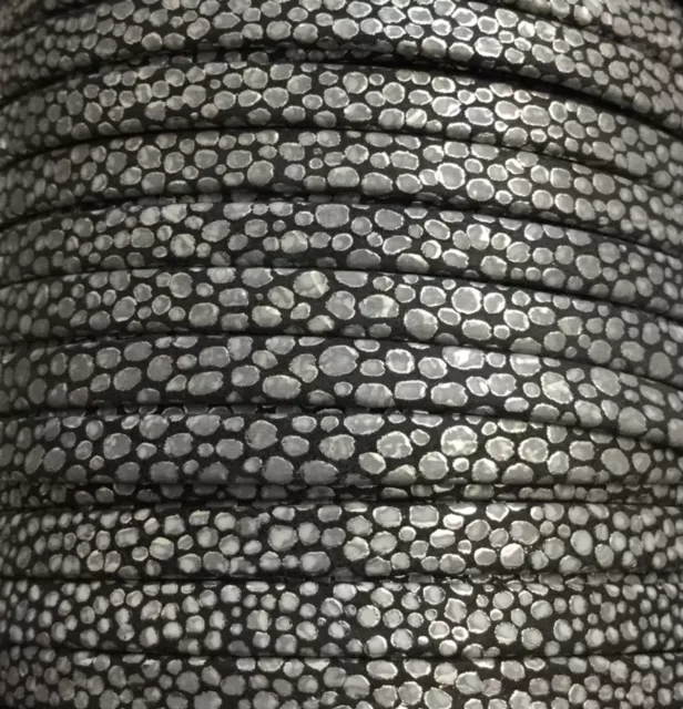 Cuir 5mm prim -nouvelles couleurs  - Argent