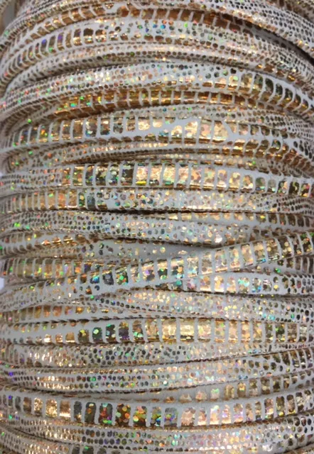 Cuir exclusivité IDIL 5mm scinti - Or