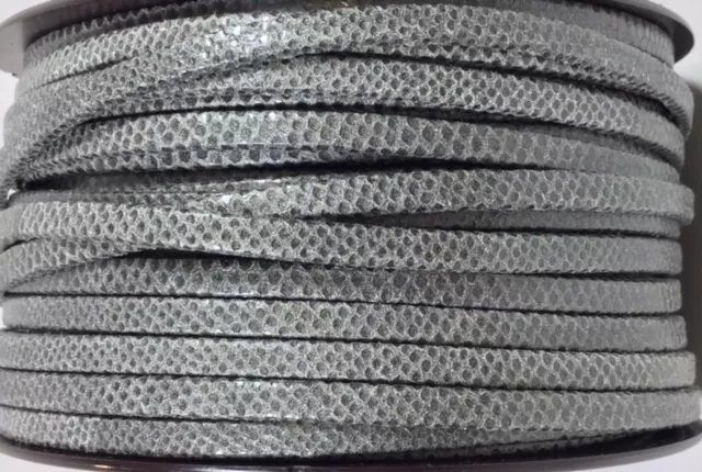 Cuir idil  5mm parcours - Gris