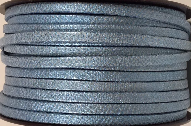 Cuir idil  5mm parcours - Bleu ciel