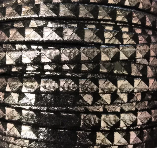 CUIR 5MM SMOKE-nouvelles couleurs - Argent