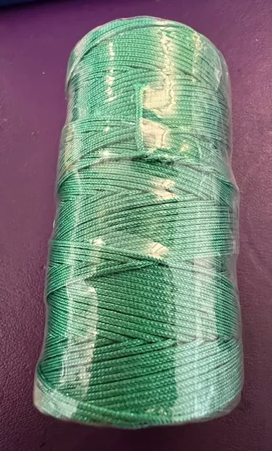 fils polyester pour macramé etc... - Vert