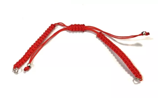 bracelet macramé prêt à l'emploi - Corail