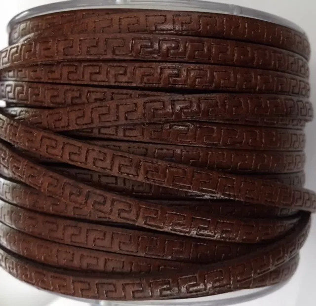 Cuir 5mm GRECA - Marron