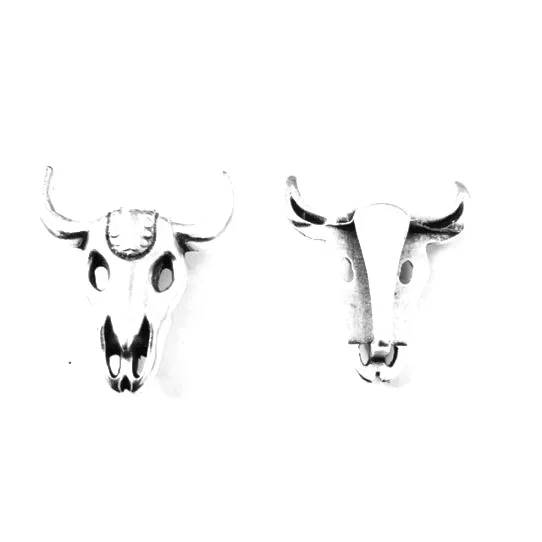 passant tête de taureau - Argent antique