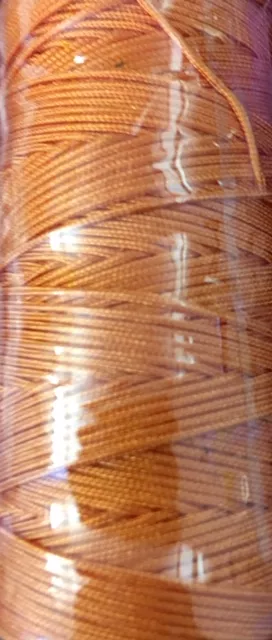 fils polyester pour macramé etc... - orange clair