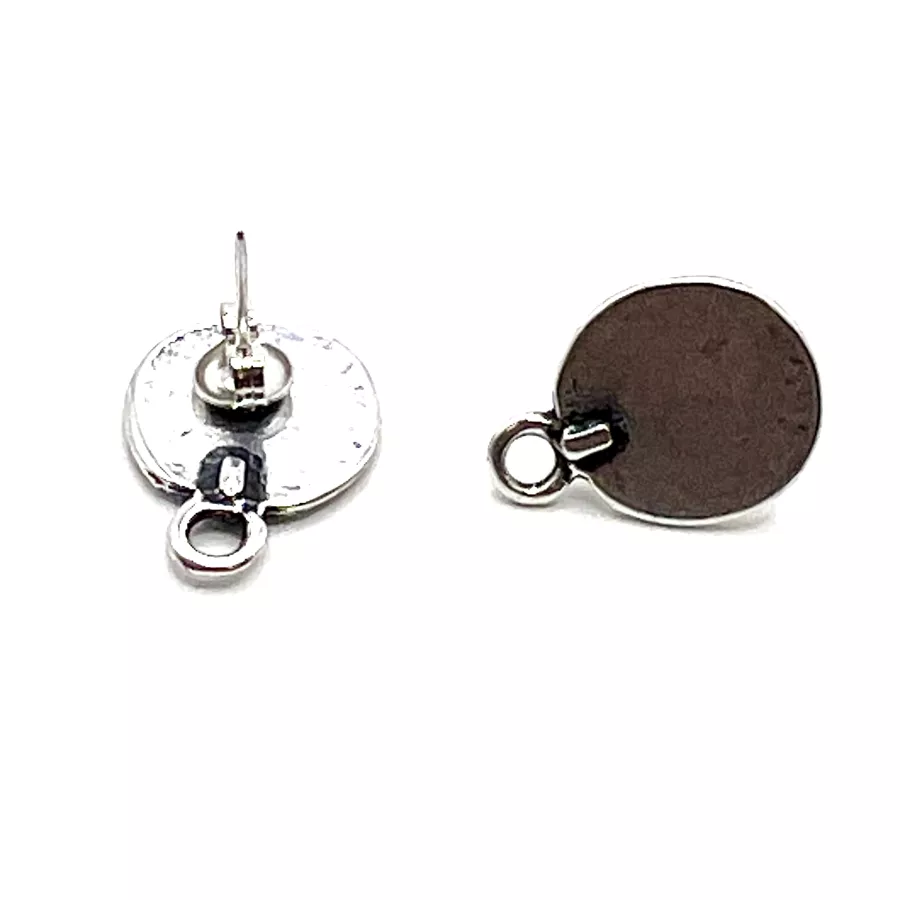 Boucles d'oreilles à clous - Argent antique