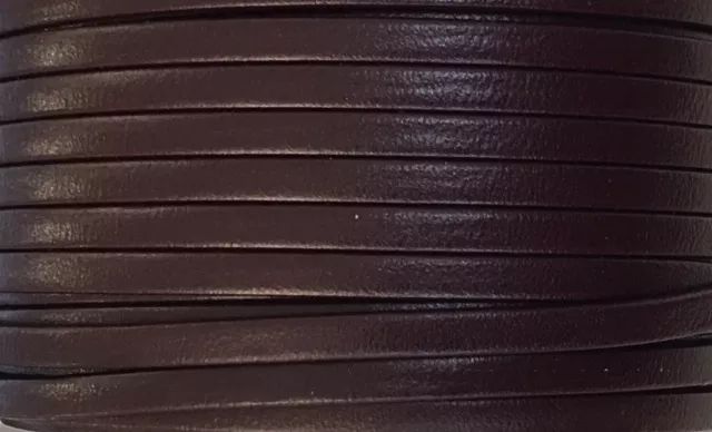 Cuir de chèvre 3mm doublé-NOUVELLES COULEURS - Bordeaux foncé