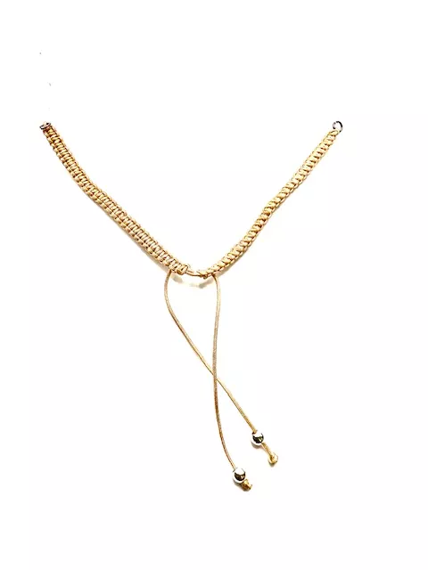 bracelet macramé prêt à l'emploi - Camel