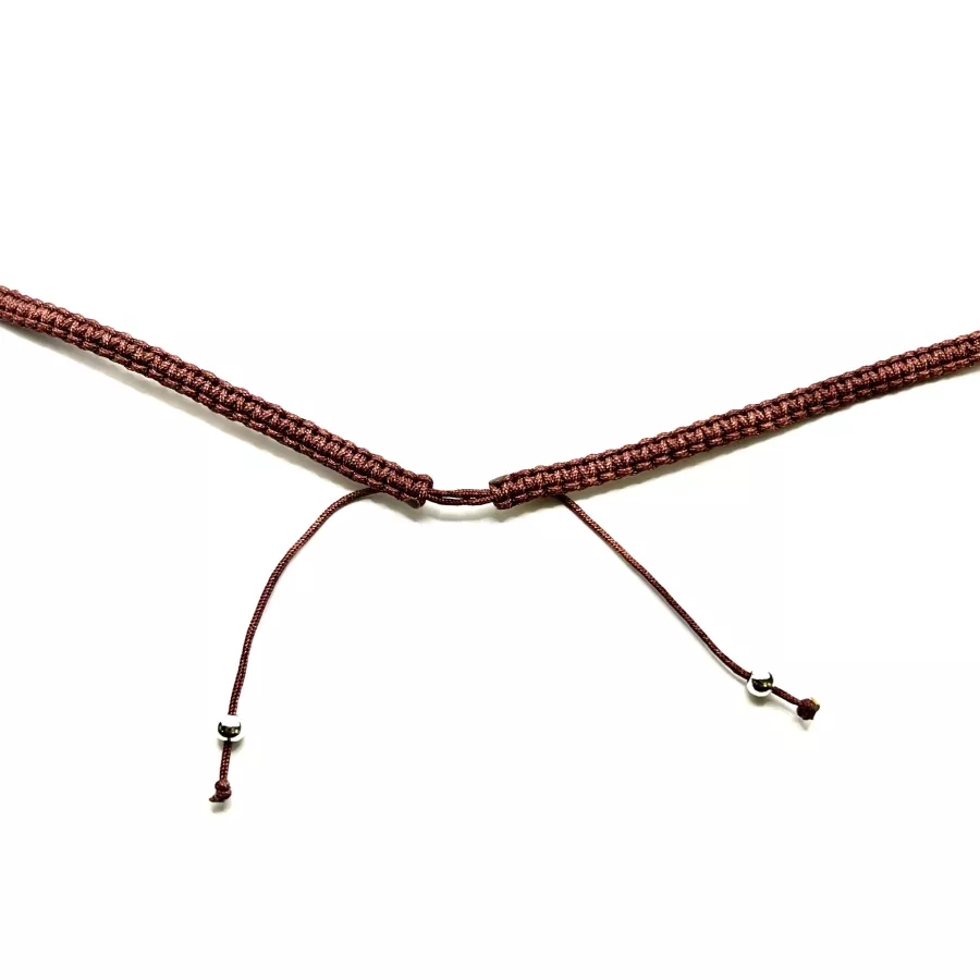 bracelet macramé prêt à l'emploi - Marron moyen