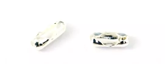 Embout ou fermoir pour chaines billes 1.5mm en argent ou en or - Argent
