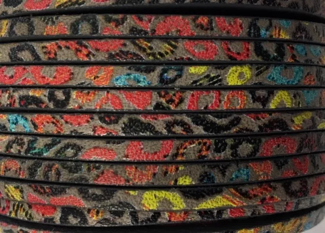 cuir de veau 3mm imprimé, NOUVEAUX MODELES  - Fuchsia