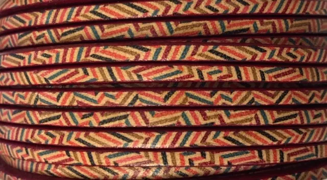 cuir de veau 3mm imprimé, NOUVEAUX MODELES  - Orange arizona