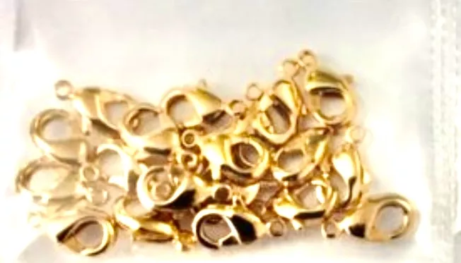 Tout petit mousqueton 8.10 x 4.55 mm - or rose