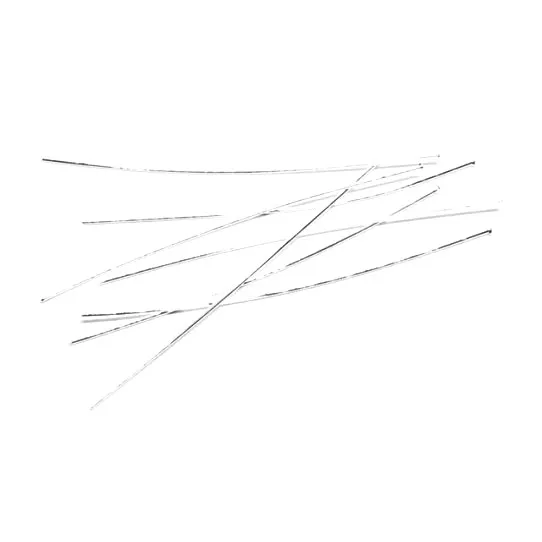 CLOUS FIN 60MM PLAQUE 10MICRONS EN FRANCE - Argent