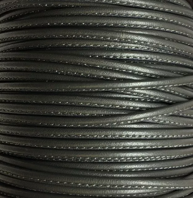 Cuir de chèvre cousu 2.70mm,NOUVELLES COULEURS,29 couleurs - Gris foncé