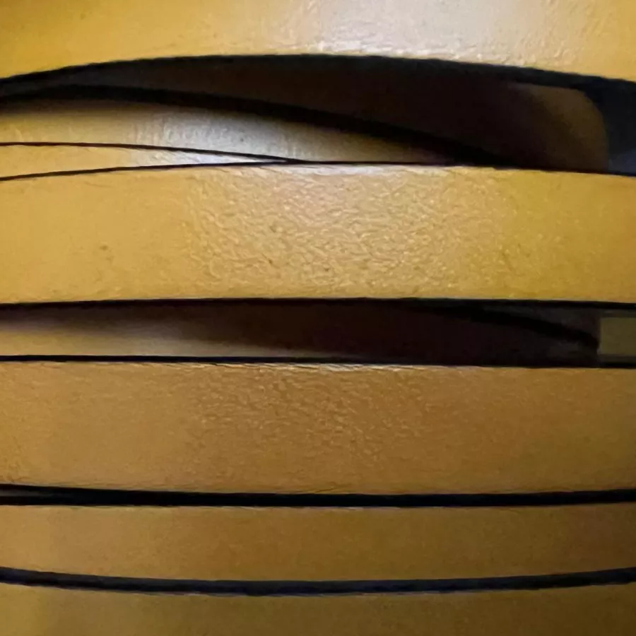 Cuir de Veau 10mm - moutarde