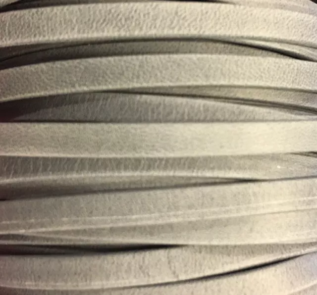 Cuir Chèvre - Plat - 5 mm - gris arizona