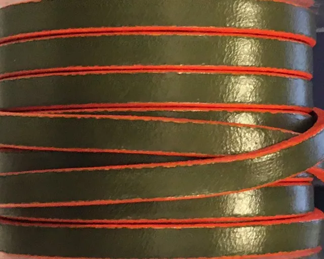 CUIR DE VEAU DOUBLE COULEUR - Vert